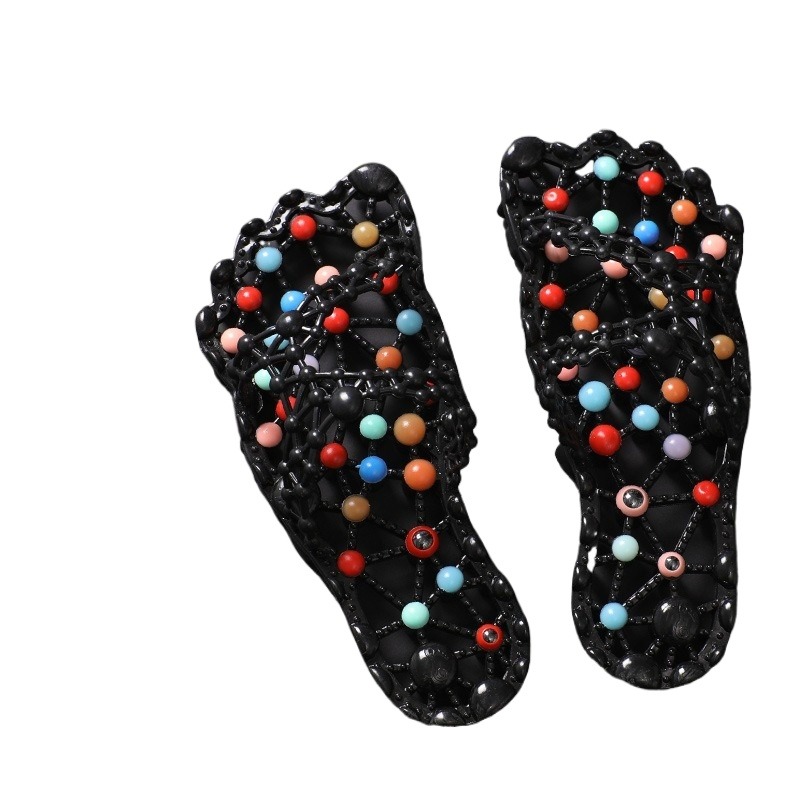 Health & Wellness Unlimited - Chinelos de Verão com Grânulos para