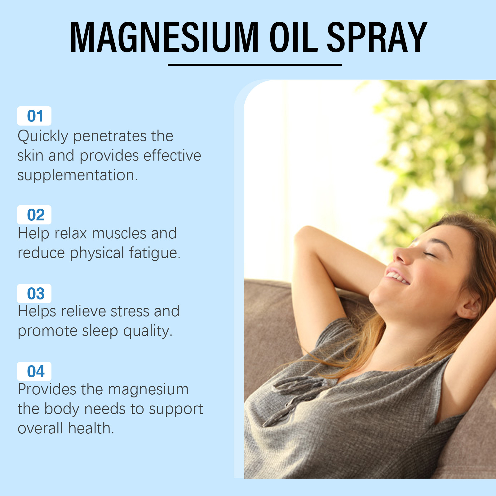 Spray de óleo de magnésio puro - Bath Salts Magnesium avaliação e preço