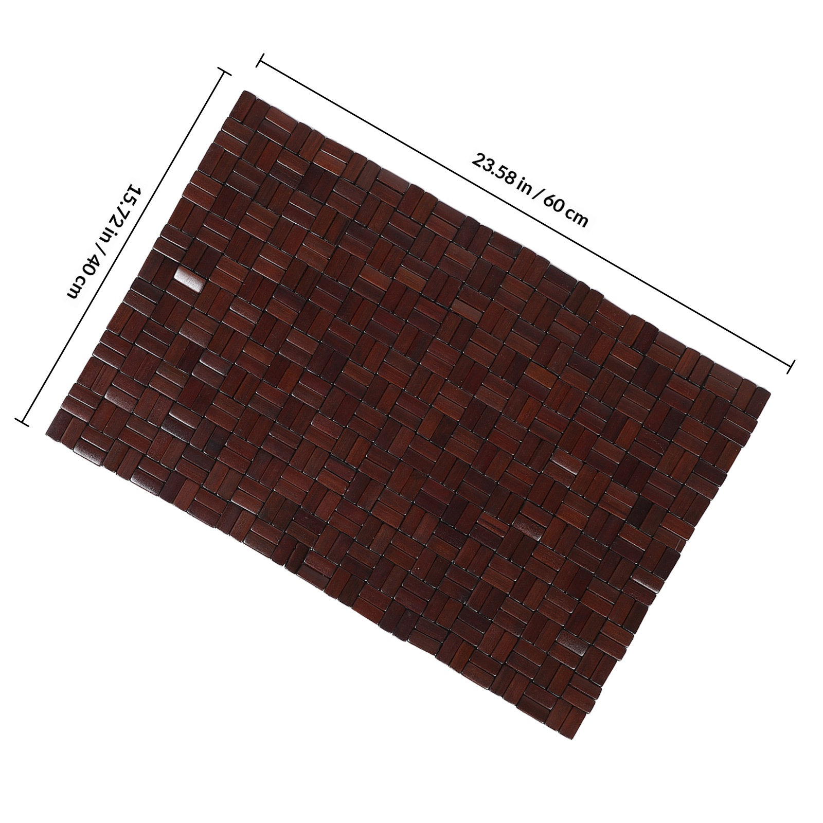 Tapete de banho dobrável em ba - Bamboo Bath Mat avaliação e preço
