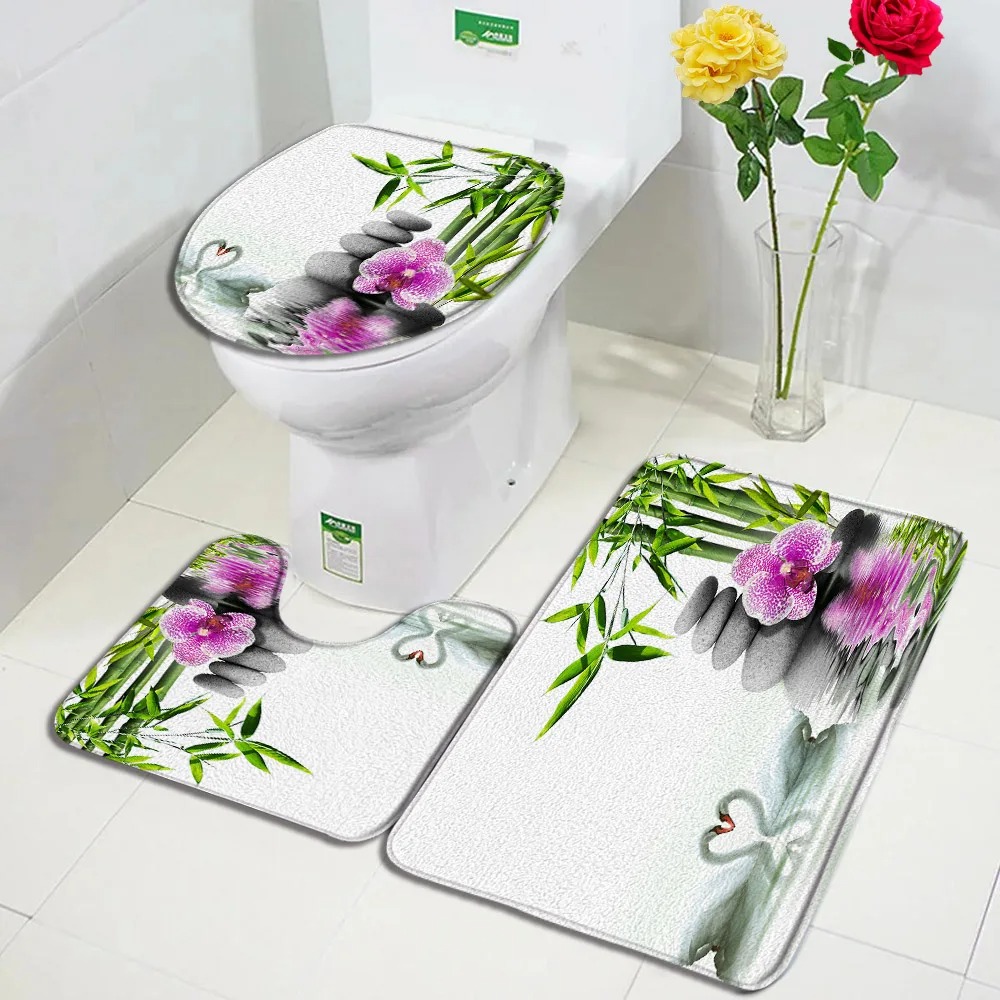 Conjunto de tapetes de banho z - Bamboo Bath Mat avaliação e preço