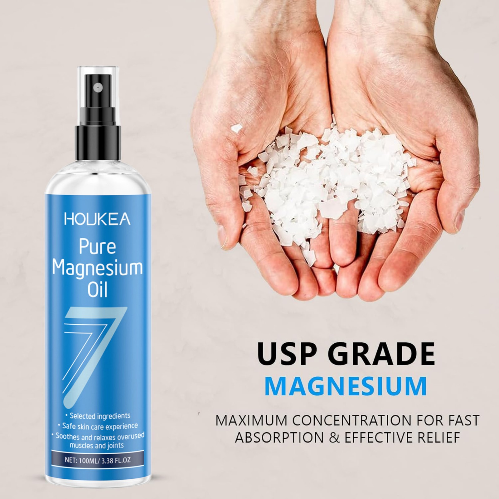 Óleo de Magnésio Puro em Spray - Bath Salts Magnesium avaliação e preço